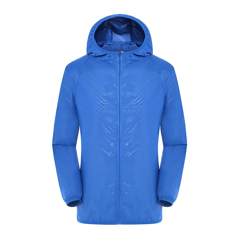 LNGXO Hiking Waterproof Jacket Women Men Camping Running Sun-Protective Windbreaker Quick Dry Outdoor Sport Rain Coat Unisex Beauty World Shop