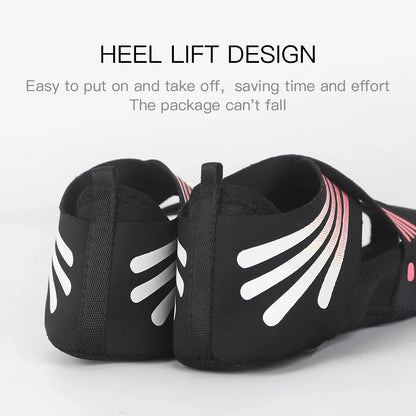 Kyncilor Professional Non-slip Gym Yoga Shoes Flat Soft Anti-slip Sole Ballet Fitness Dance Shoes Pilates Yoga Shoes Socks Beauty World Shop