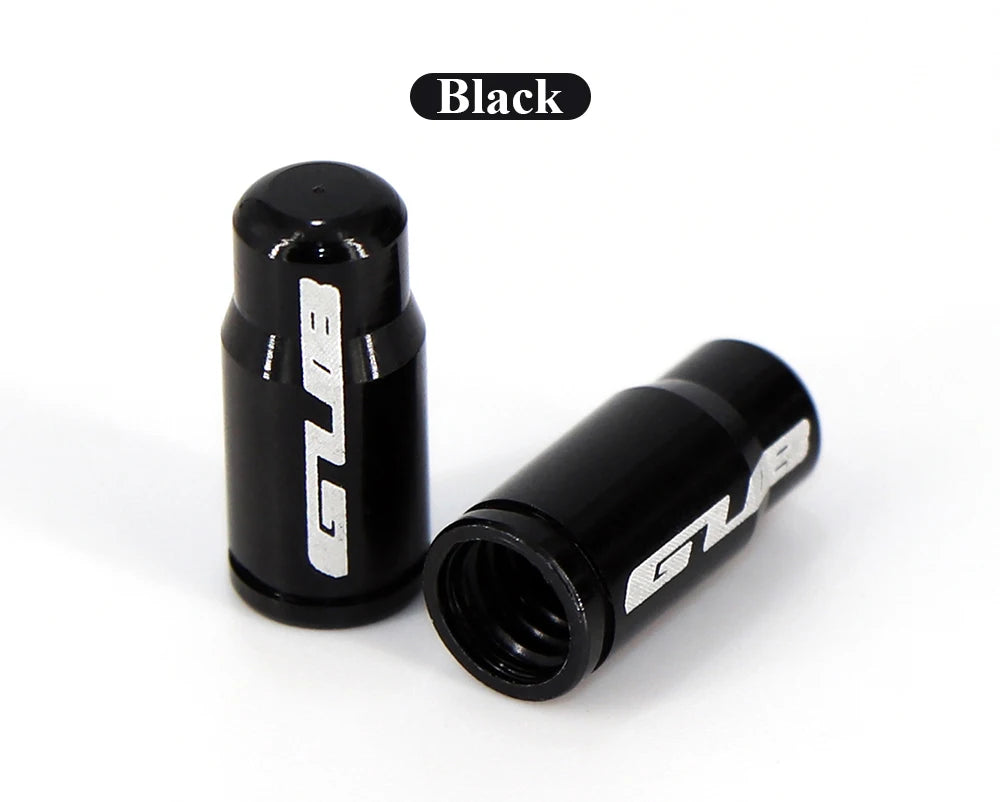 2pcs GUB Aluminum CNC Bicycle Tire Valve Cap MTB Road Bike Tube Tyre Gas Nozzle Cover for AV FV Schrader Presta Valve Dustproof Beauty World Shop