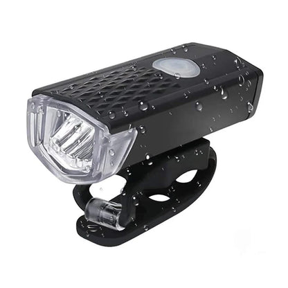 Bike Light Set Front Light with Taillight USB Rechargeable Easy to Install 3 Modes Bicycle Accessories for the Bicycle Road MTB Beauty World Shop