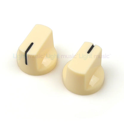 6Pcs Multi Color Flet Head Guitar Pedal Knob Electric Guitar Pot Potentiometer Knobs Guitar Accessories Beauty World Shop