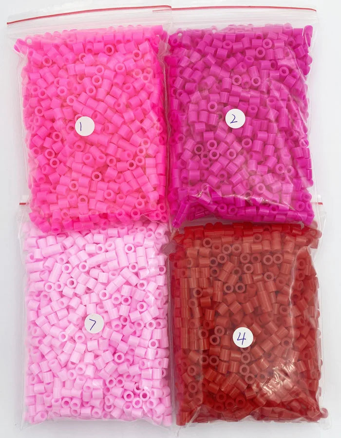2000PCs/5MM Iron Beads Pixel Puzzle Iron Beads Mix Colors for kids Hama Beads Perler Beads Diy High Quality Handmade Gift toy Beauty World Shop