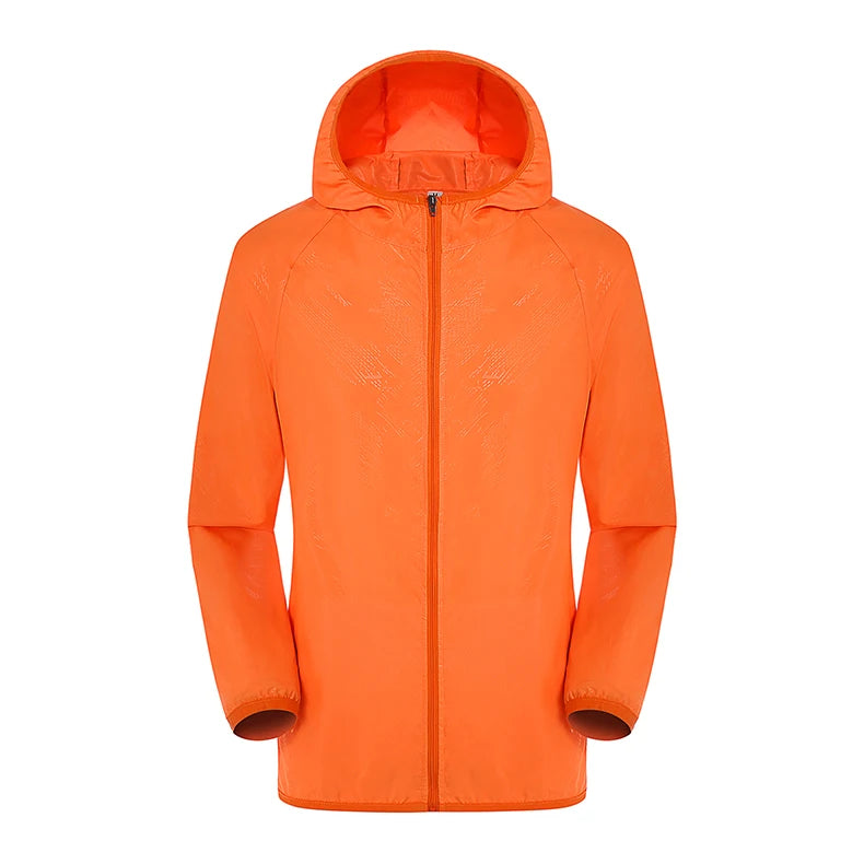 LNGXO Hiking Waterproof Jacket Women Men Camping Running Sun-Protective Windbreaker Quick Dry Outdoor Sport Rain Coat Unisex Beauty World Shop