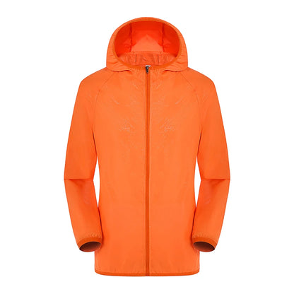 LNGXO Hiking Waterproof Jacket Women Men Camping Running Sun-Protective Windbreaker Quick Dry Outdoor Sport Rain Coat Unisex Beauty World Shop
