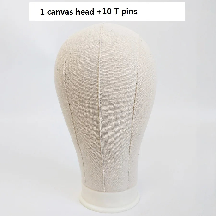 Canvas Block Head Kit Training Mannequin wig Head Display Styling Mannequin Manikin Head Wig Stand wig head Stand Beauty World Shop
