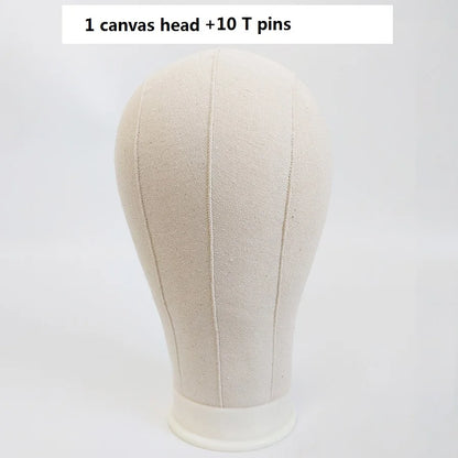 Canvas Block Head Kit Training Mannequin wig Head Display Styling Mannequin Manikin Head Wig Stand wig head Stand Beauty World Shop