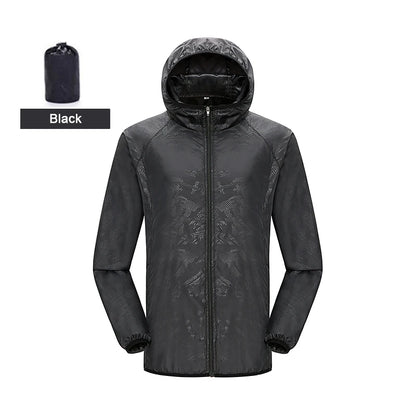 LNGXO Hiking Waterproof Jacket Women Men Camping Running Sun-Protective Windbreaker Quick Dry Outdoor Sport Rain Coat Unisex Beauty World Shop