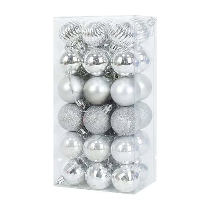 1box Christmas Balls Christmas Tree Ornaments Ball Xmas Hanging Tree Pendants Home Party Decor 2026 New Year Gift Noel Navidad Beauty World Shop
