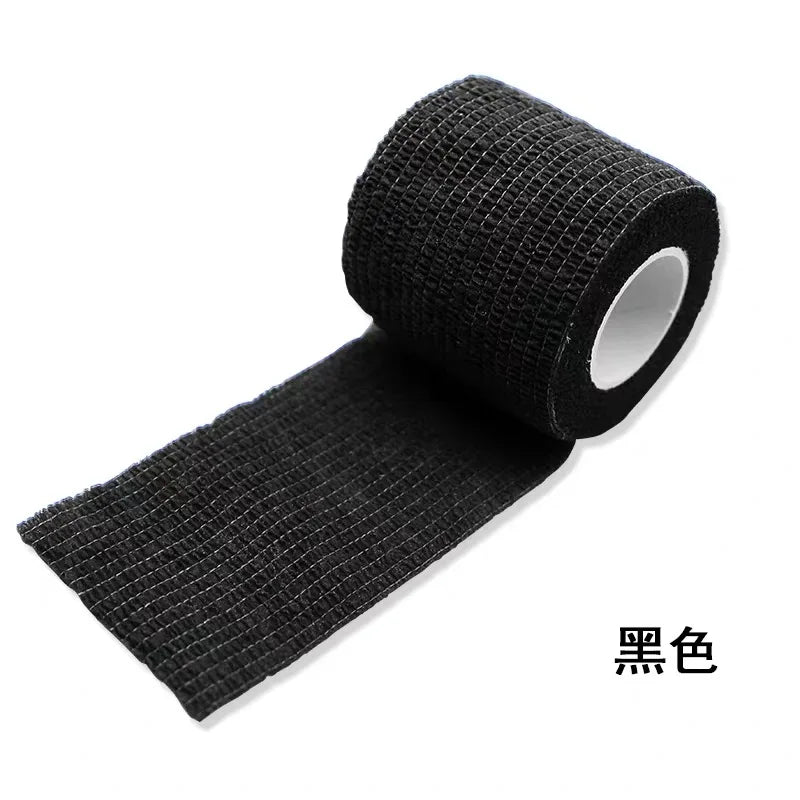 Wholesale Black Tape Tattoo Handle Bandage Anti-slip Athletic Nonwoven Waterproof Disposable Self-adhesive Elastic Bandage Beauty Trend Shop