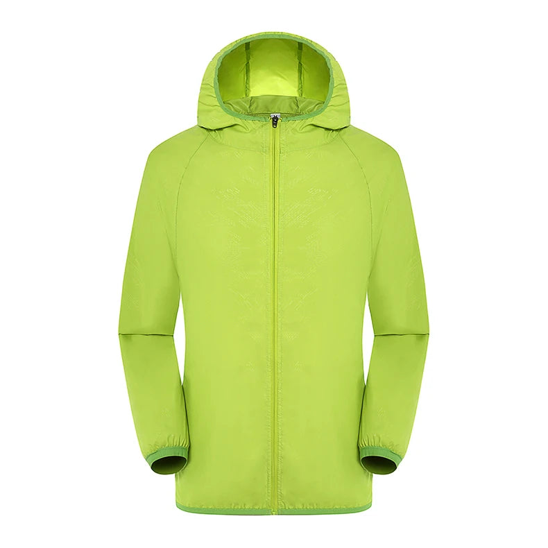 LNGXO Hiking Waterproof Jacket Women Men Camping Running Sun-Protective Windbreaker Quick Dry Outdoor Sport Rain Coat Unisex Beauty World Shop