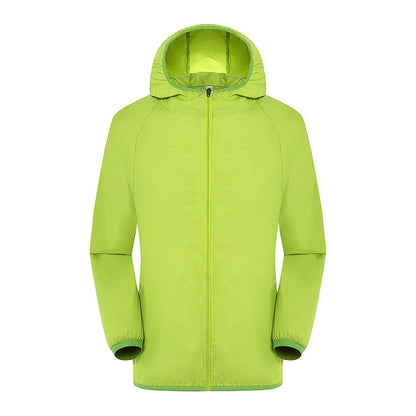 LNGXO Hiking Waterproof Jacket Women Men Camping Running Sun-Protective Windbreaker Quick Dry Outdoor Sport Rain Coat Unisex Beauty World Shop