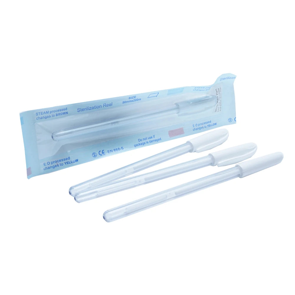 2PCS Eyebrow Marker Pen Microblading Surgical Skin Permanent Make up Supplies White Surgical Scribe Tool Tattoo Accessories Pens Beauty World Shop
