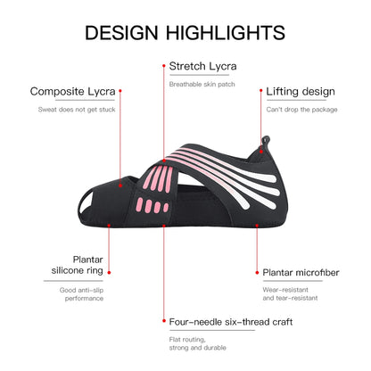Kyncilor Professional Non-slip Gym Yoga Shoes Flat Soft Anti-slip Sole Ballet Fitness Dance Shoes Pilates Yoga Shoes Socks Beauty World Shop