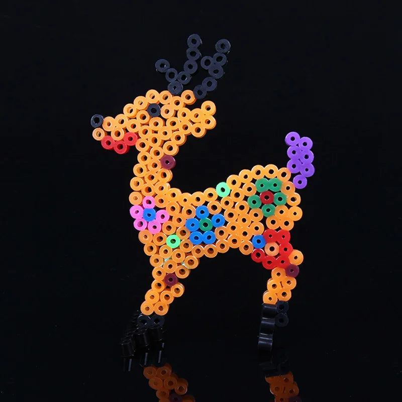 2.6mm Perler Hama beads Set 3D Puzzle Iron Beads Toy Kids Creative Handmade Craft DIY Gift fuse beads Have large pegboard Beauty World Shop