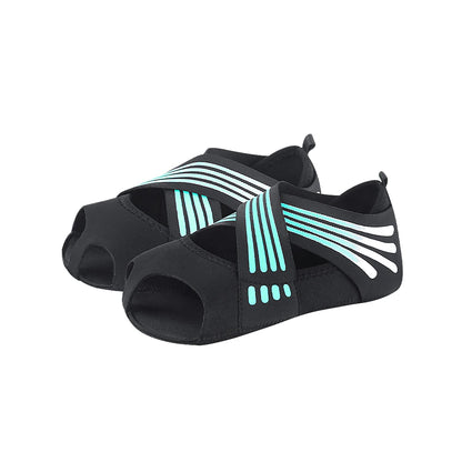 Kyncilor Professional Non-slip Gym Yoga Shoes Flat Soft Anti-slip Sole Ballet Fitness Dance Shoes Pilates Yoga Shoes Socks Beauty World Shop