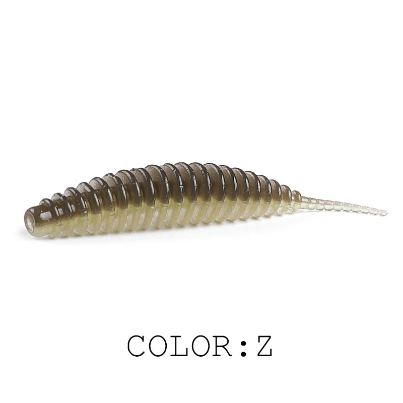 2023 Supercontinent worm bait soft bait Tanta 49mm 65mm fishing lures Pesca carp fishing bass lure Isca artificial PVA Beauty World Shop
