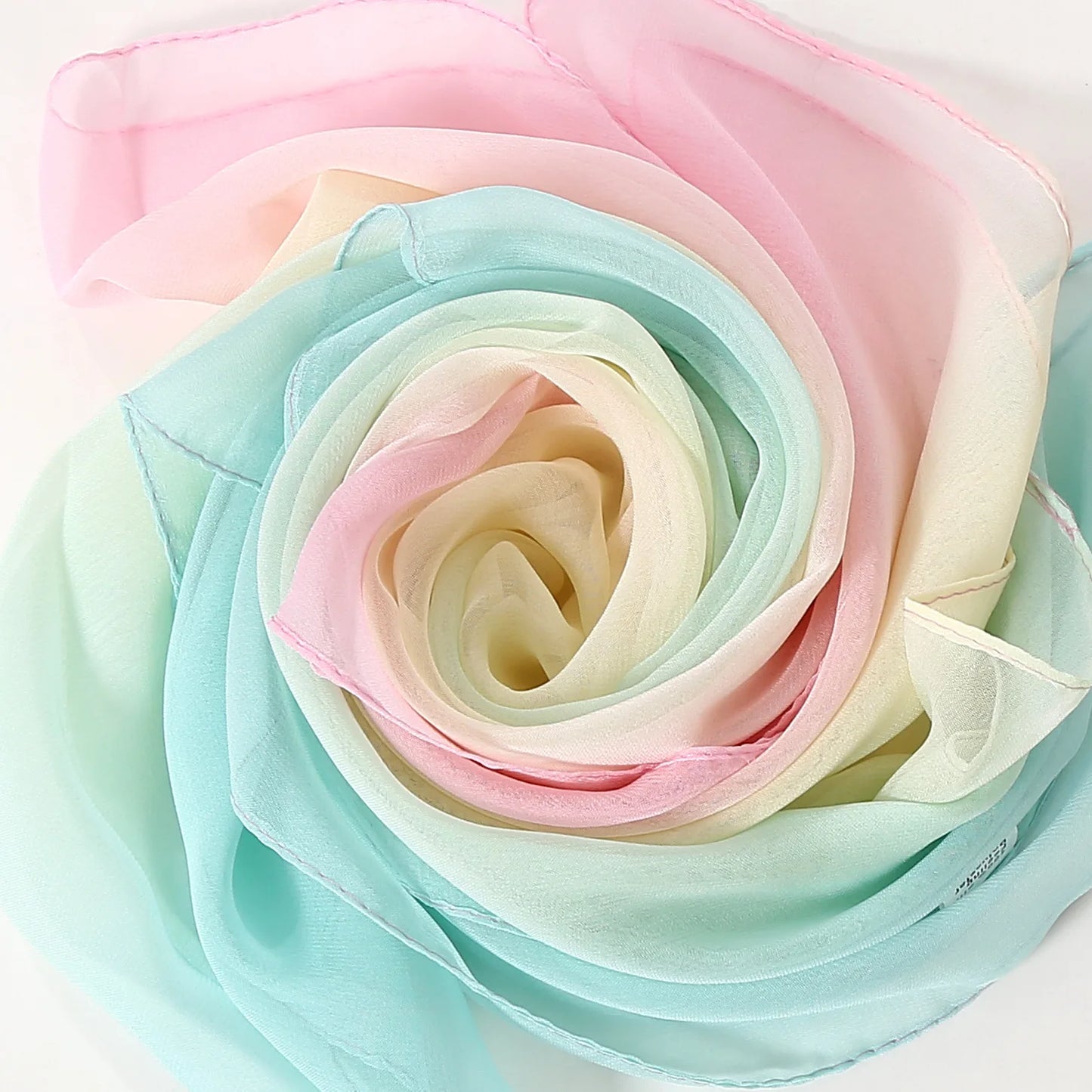 Four Seasons Thin Soft Chiffon For Women Silky Gradient Printing Beach Georgette Scarf Shawls Long Wraps Beach Sunscreen Hijab Beauty World Shop