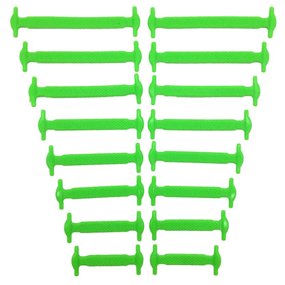 16pcs/lot Silicone Shoelaces No Tie Shoelaces 12 colors Elastic Lace Shoelace Creative Lazy Silicone Laces Rubber Lace Beauty World Shop