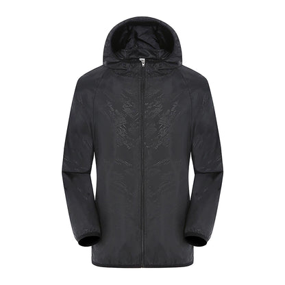 LNGXO Hiking Waterproof Jacket Women Men Camping Running Sun-Protective Windbreaker Quick Dry Outdoor Sport Rain Coat Unisex Beauty World Shop