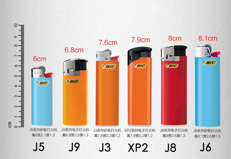Clearance_Shiny Zinc Alloy Chromed Metal Shell For Small Bic Lighter J5 J25 No Lighter_Continuous updates Beauty World Shop