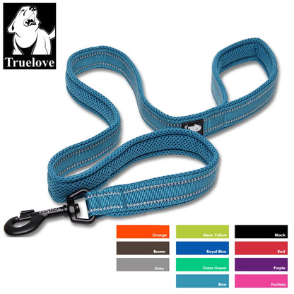 Truelove Soft Dog Pet Leash in Harness and Collar Reflective Nylon Cat Mesh Walking Training 11 Color Length 110cm TLL2111 Beauty World Shop