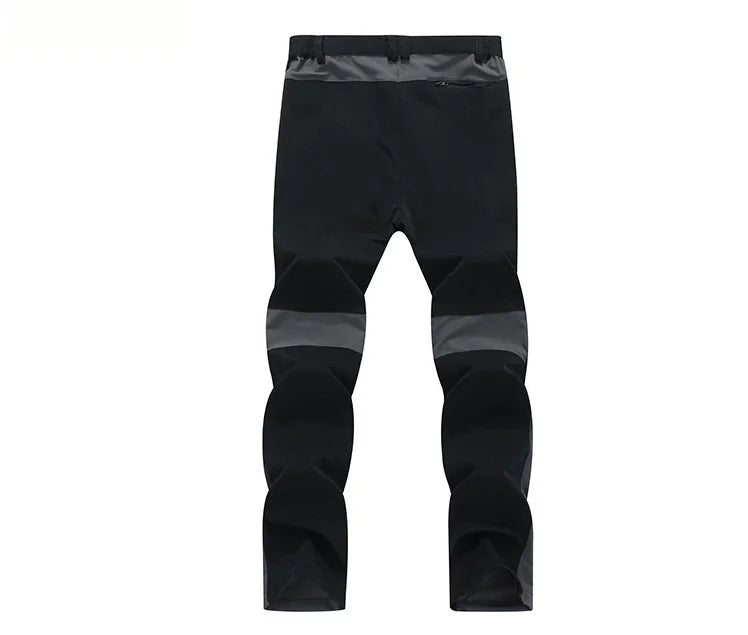 TRVLWEGO Men Summer Hiking Pants Wear-resistant Water Splash Prevention Quick Dry UV Proof Elastic Thin Camping Trousers Beauty World Shop