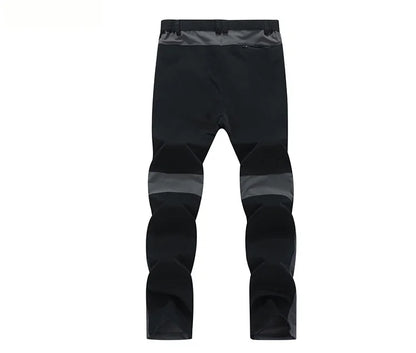 TRVLWEGO Men Summer Hiking Pants Wear-resistant Water Splash Prevention Quick Dry UV Proof Elastic Thin Camping Trousers Beauty World Shop