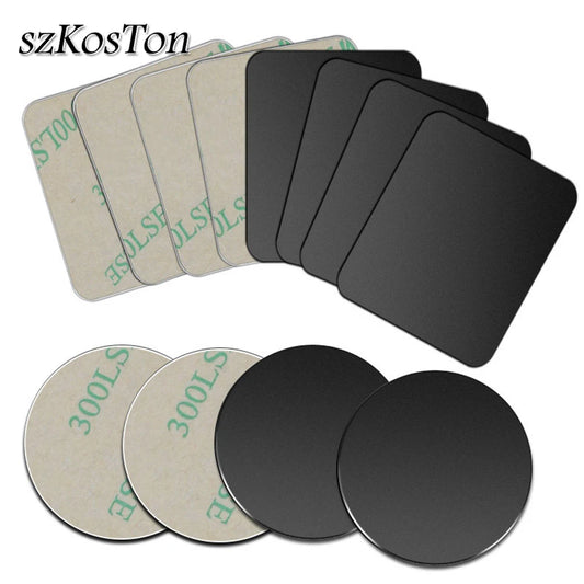Metal Plate For Car Phone Holder Magnetic Universal Iron Sheet Disk Sticker Mount Mobile Phone Magnet Stand For IPhone Beauty World Shop