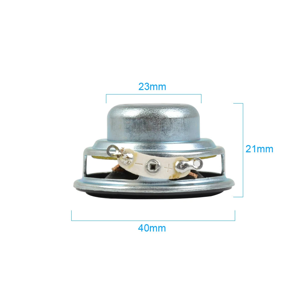 AIYIMA 2Pcs 40MM Mini Audio Portable Speakers 16 Core 4 Ohm 5W Full Range Speaker Rubber Side NdFeB Magnetic Speaker