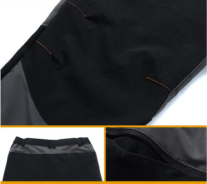TRVLWEGO Men Summer Hiking Pants Wear-resistant Water Splash Prevention Quick Dry UV Proof Elastic Thin Camping Trousers Beauty World Shop
