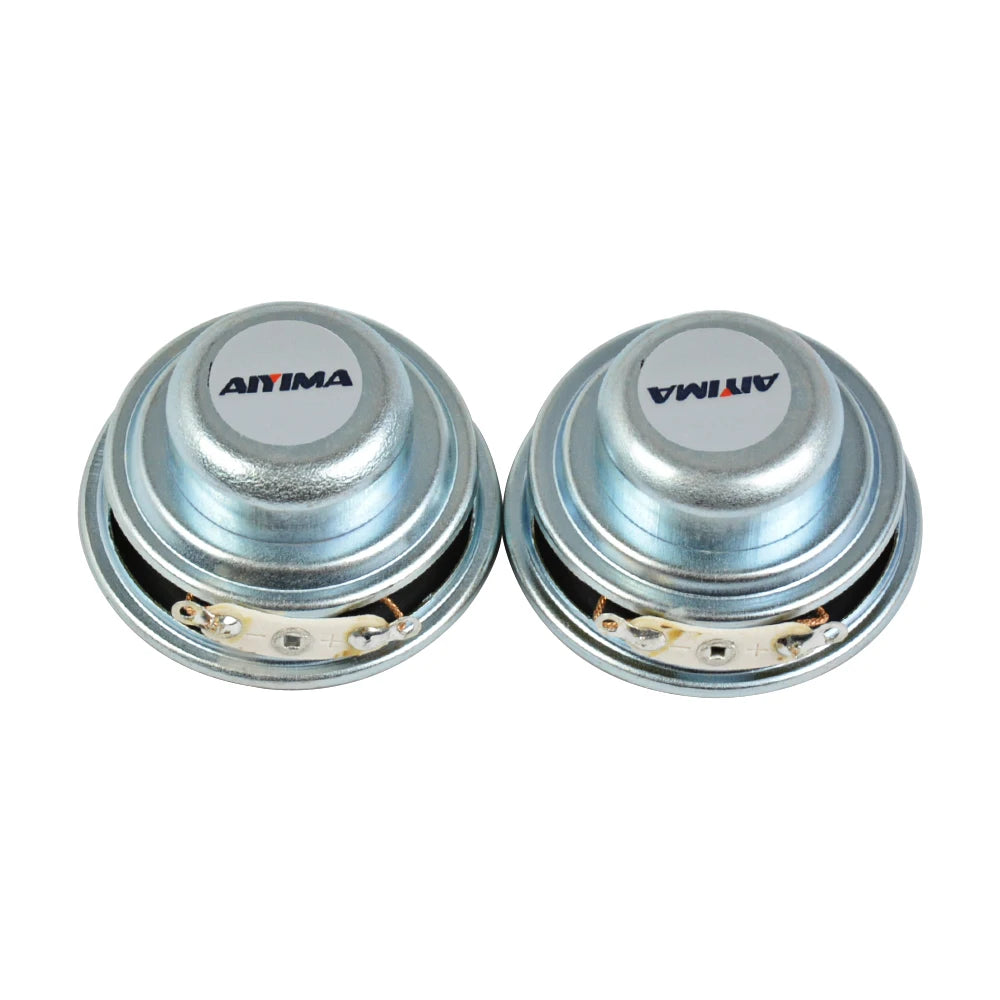 AIYIMA 2Pcs 40MM Mini Audio Portable Speakers 16 Core 4 Ohm 5W Full Range Speaker Rubber Side NdFeB Magnetic Speaker