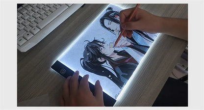 A4 Level Dimmable Led Drawing Copy Pad Board Children's Toy Painting Educational Kids Grow Playmates Creative Gifts For Children Beauty Fashion