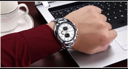 CURREN 8023 Quartz Watch Men Waterproof Sport Military Watches Mens Business Stainless Steel Wristwatch Male Clock reloj hombre Beauty World Shop