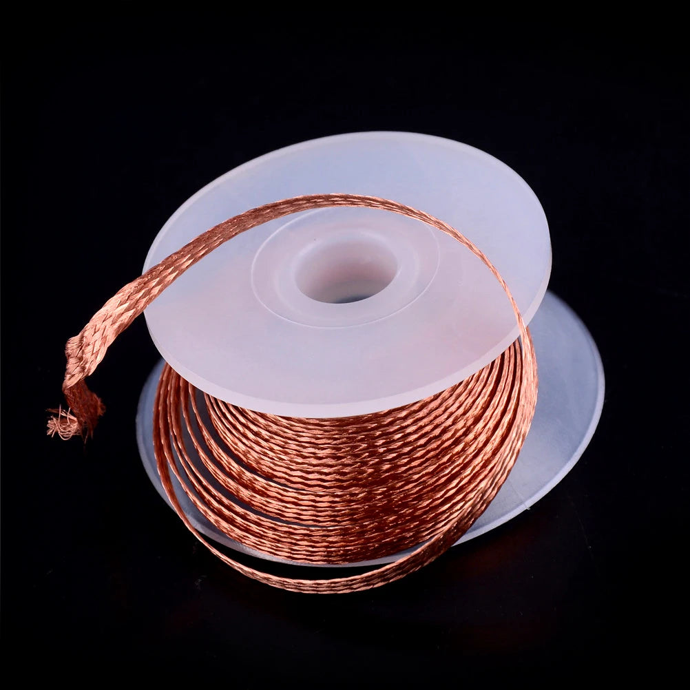 1PC 2.0mm 3.5mm 1.5M Welding Wires Desoldering Braid Solder Remover Wick Wire Repair Tool Beauty World Shop