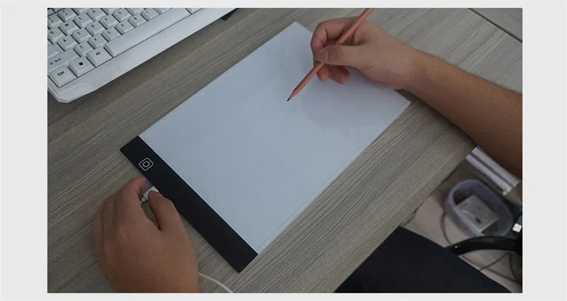 A4 Level Dimmable Led Drawing Copy Pad Board Children's Toy Painting Educational Kids Grow Playmates Creative Gifts For Children Beauty Fashion