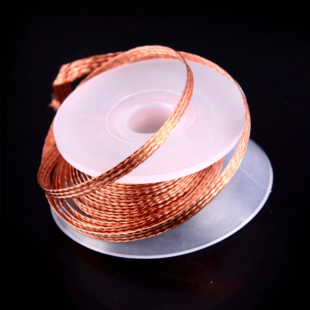 1PC 2.0mm 3.5mm 1.5M Welding Wires Desoldering Braid Solder Remover Wick Wire Repair Tool Beauty World Shop