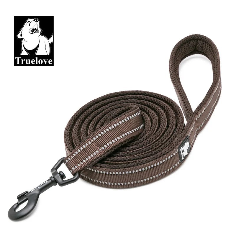 Truelove Soft Dog Pet Leash in Harness and Collar Reflective Nylon Cat Mesh Walking Training 11 Color Length 110cm TLL2111 Beauty World Shop