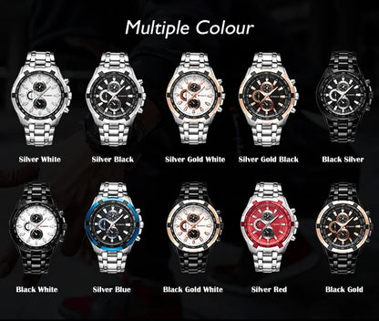 CURREN 8023 Quartz Watch Men Waterproof Sport Military Watches Mens Business Stainless Steel Wristwatch Male Clock reloj hombre Beauty World Shop
