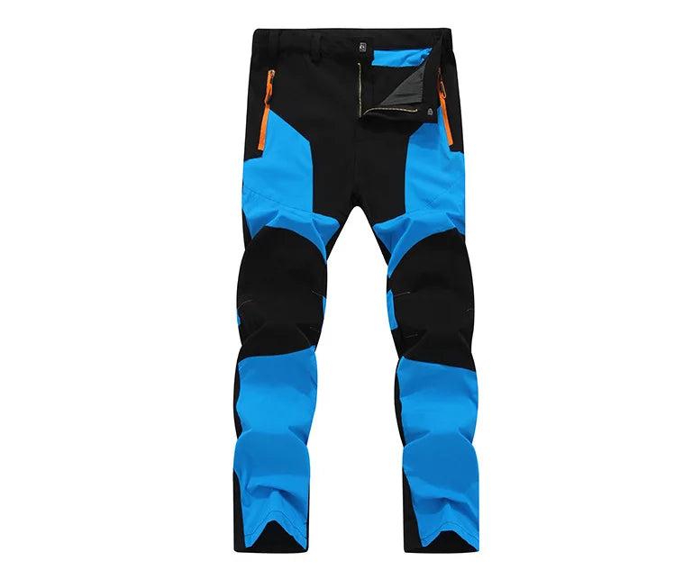 TRVLWEGO Men Summer Hiking Pants Wear-resistant Water Splash Prevention Quick Dry UV Proof Elastic Thin Camping Trousers Beauty World Shop