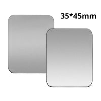 2pc Silver 35x45mm