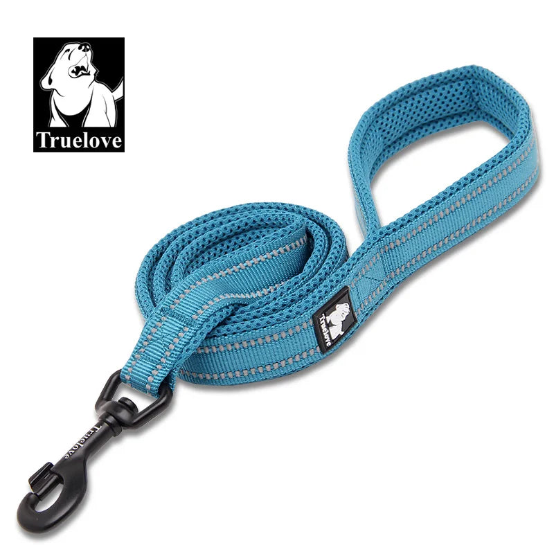Truelove Soft Dog Pet Leash in Harness and Collar Reflective Nylon Cat Mesh Walking Training 11 Color Length 110cm TLL2111 Beauty World Shop