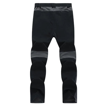 TRVLWEGO Men Summer Hiking Pants Wear-resistant Water Splash Prevention Quick Dry UV Proof Elastic Thin Camping Trousers Beauty World Shop