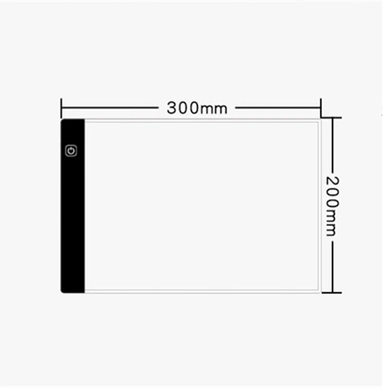 A4 Level Dimmable Led Drawing Copy Pad Board Children's Toy Painting Educational Kids Grow Playmates Creative Gifts For Children Beauty Fashion