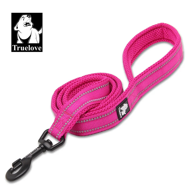 Truelove Soft Dog Pet Leash in Harness and Collar Reflective Nylon Cat Mesh Walking Training 11 Color Length 110cm TLL2111 Beauty World Shop