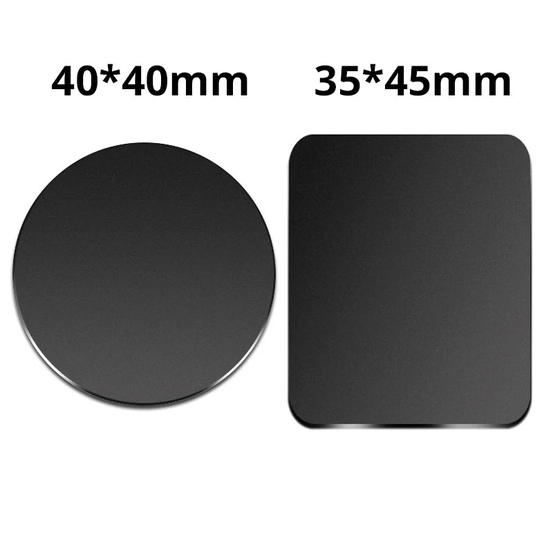 Metal Plate For Car Phone Holder Magnetic Universal Iron Sheet Disk Sticker Mount Mobile Phone Magnet Stand For IPhone Beauty World Shop