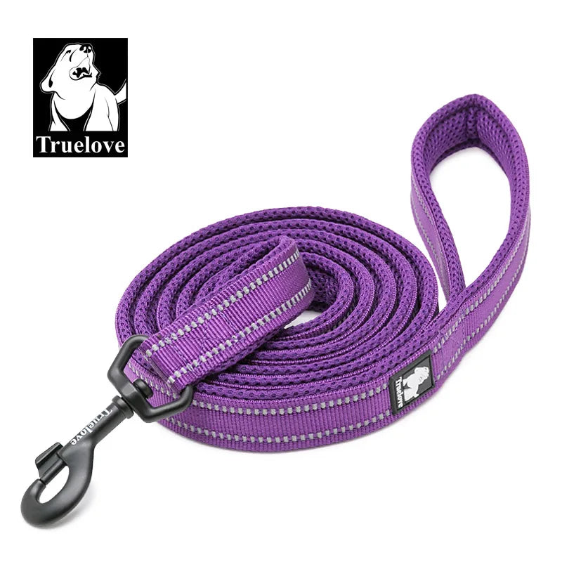 Truelove Soft Dog Pet Leash in Harness and Collar Reflective Nylon Cat Mesh Walking Training 11 Color Length 110cm TLL2111 Beauty World Shop