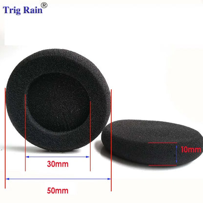 Thickened Foam Ear Pads For Headphones Sponge Replacement Cushions Covers Earphones Case 35mm 40mm 50mm 55mm 60mm 65mm 70mm 80mm