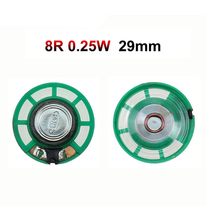 JCD 2PCS 8 Ohm 0.25W 0.5W 16/32Ohm Horn Loudspeaker 8R 16R 32R 20mm 21mm 23mm 27mm 29mm 36mm 40mm Diameter Loud Speaker