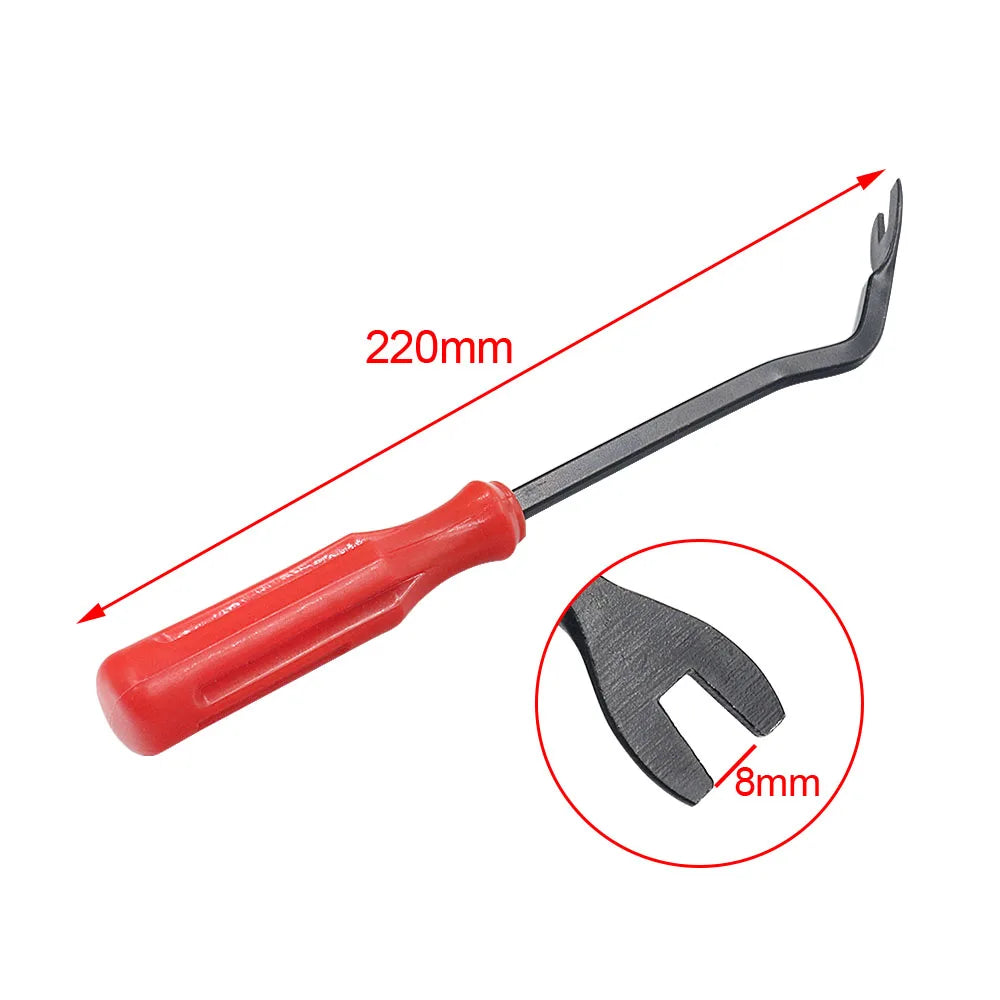 4pcs/Set Portable Car Panel Removal Tool Kit Nail Puller Radio Audio Door Pry Repair Clip Trim Dash Removal Installer Hand Tool Beauty World Shop