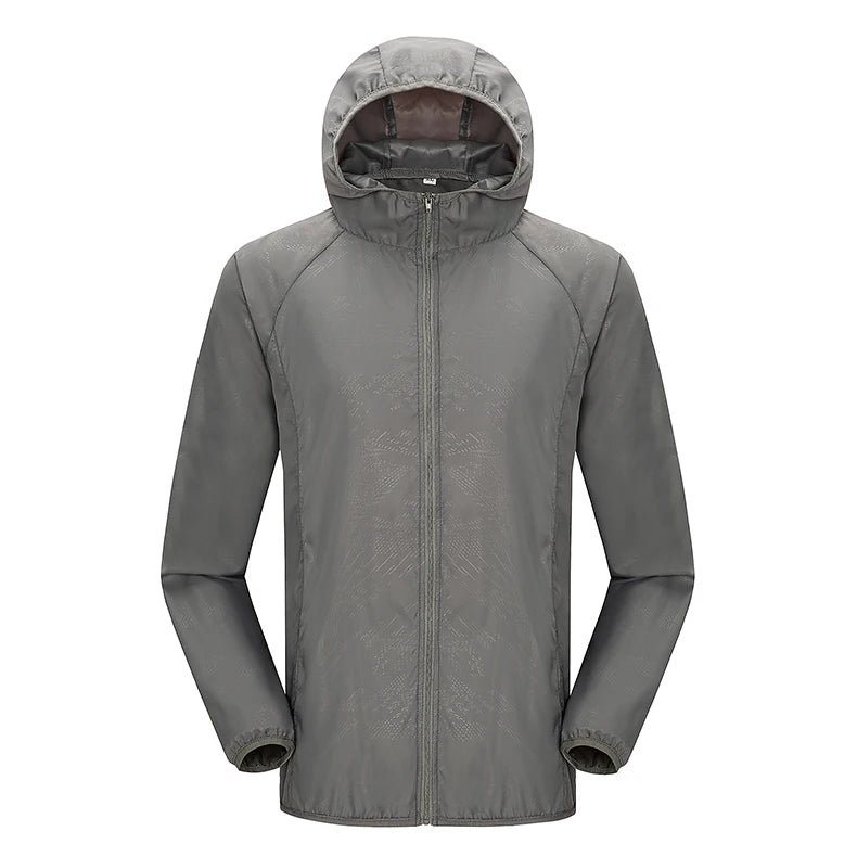 LNGXO Hiking Waterproof Jacket Women Men Camping Running Sun-Protective Windbreaker Quick Dry Outdoor Sport Rain Coat Unisex Beauty World Shop